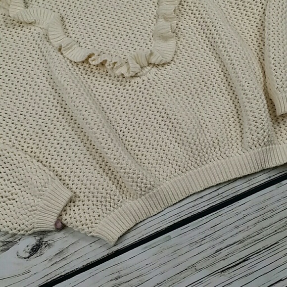 Ijoah Ruffle Front Sweater - Picture 4 of 8